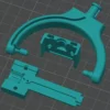 Изображение - Левое усиленное крепление шарнира и хомута Audio-Technica ATH-M40x - Stav3DPrint