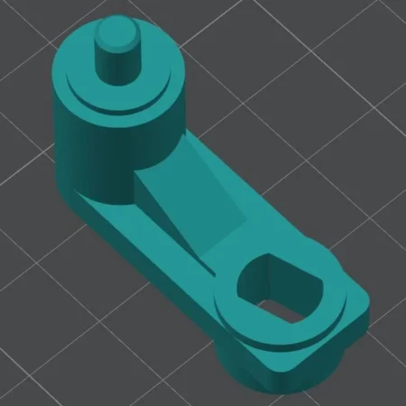 Изображение - Рычаг заслонки отопителя Honda Civic 5D 79160SMGG42 - Stav3DPrint